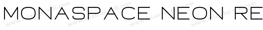 Monaspace Neon Regular字体转换